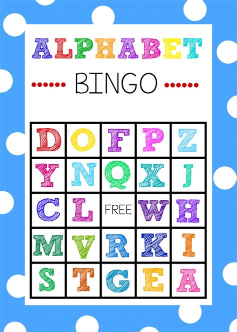 Alphabet BINGO .